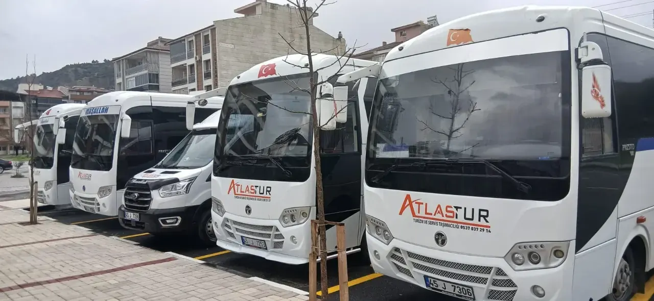 AtlasTur turizm ve grup taşımacılığı için servis otobüsleri